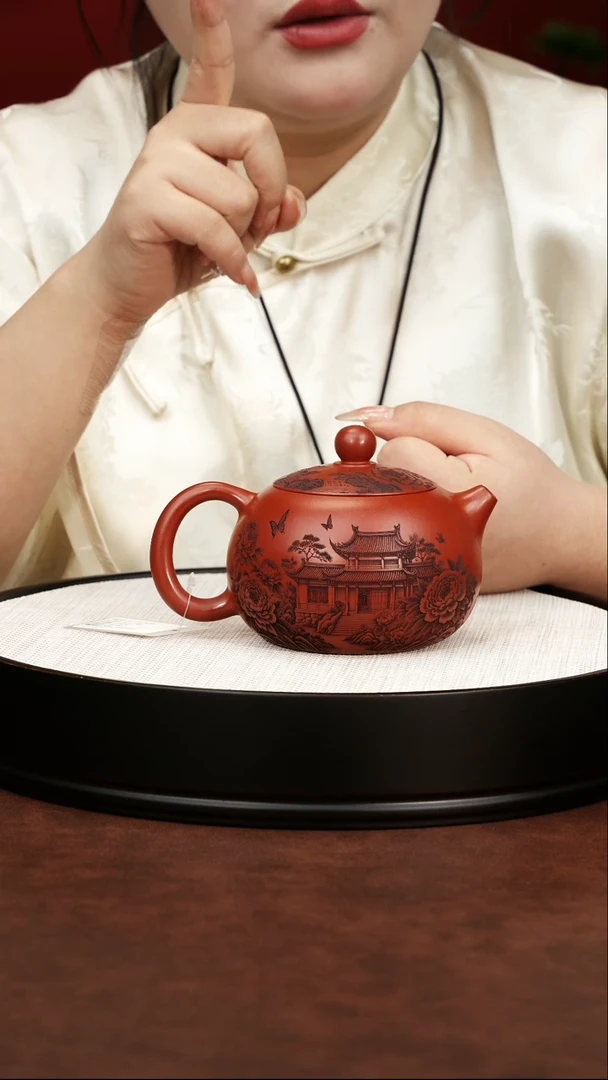 茶壶紫砂宜兴紫砂 牡丹西施 王芳