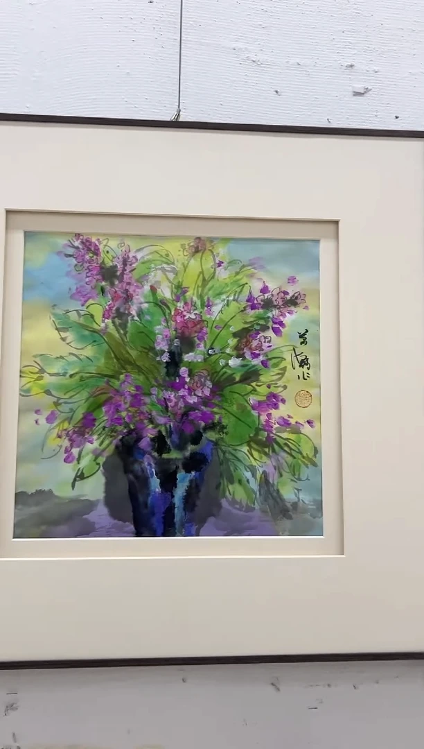 国画XH-1平尺-瓶画