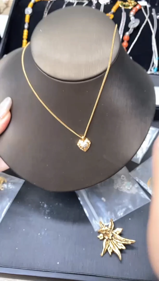 珐琅铁合金锐锐中古首饰默认微瑕007