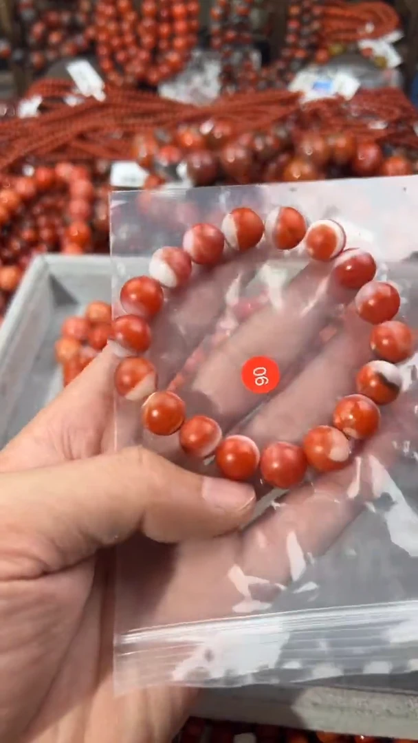 南红玛瑙手串未镶嵌11