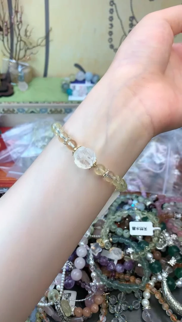 黄晶手链未镶嵌153手串