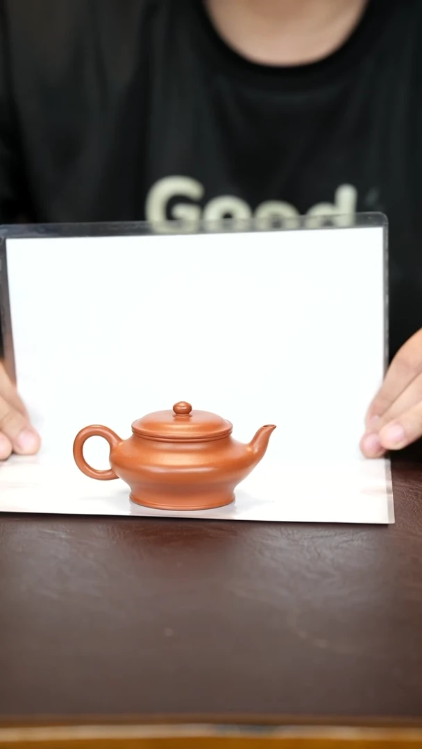 茶壶紫砂朱泥 内推七孔 80cc