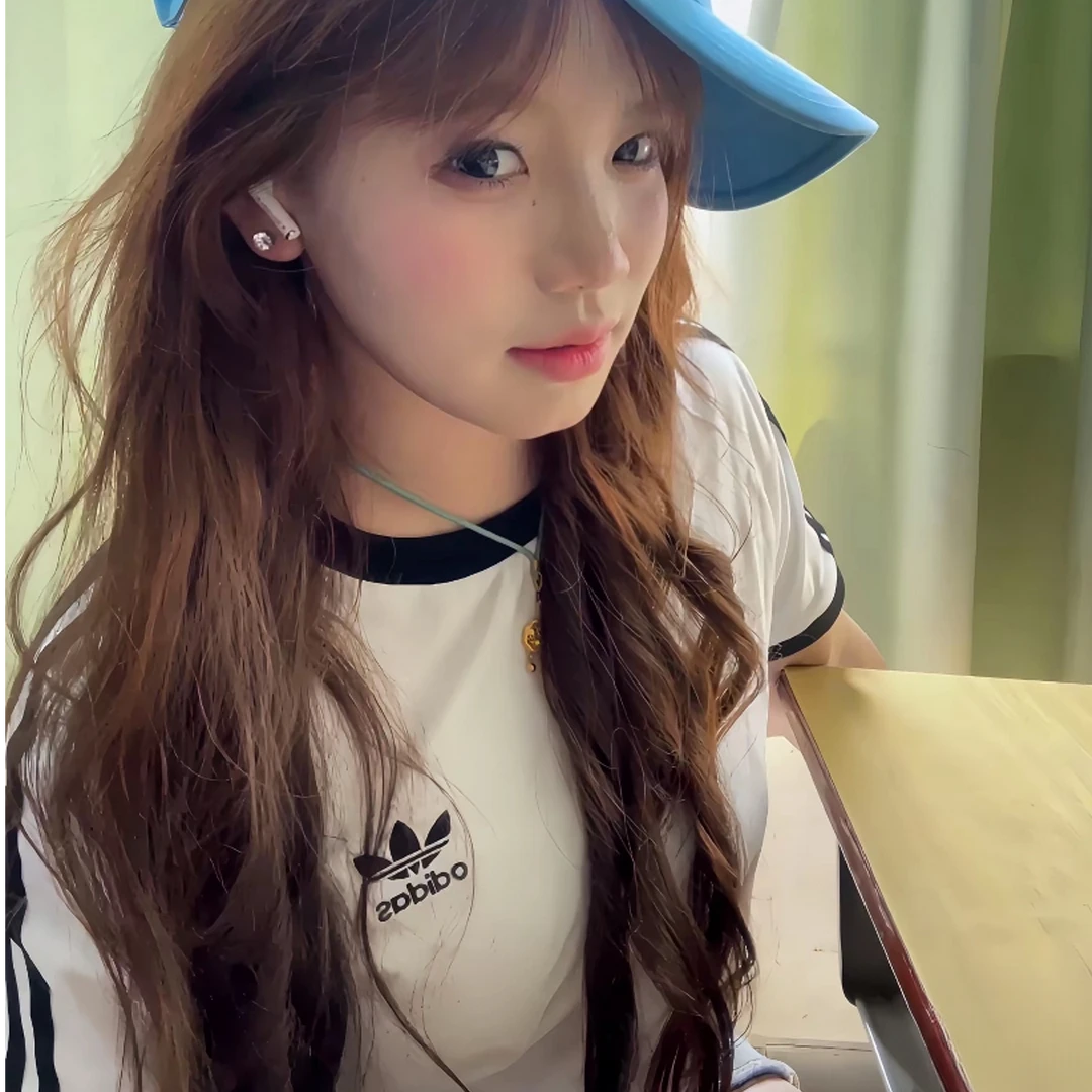 （品牌撤柜）三条杠复古运动风情侣装男女同款圆领T恤4846-0624