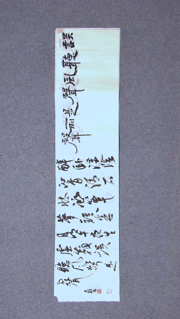 书法张文敏  江苏淮安115*26尺寸