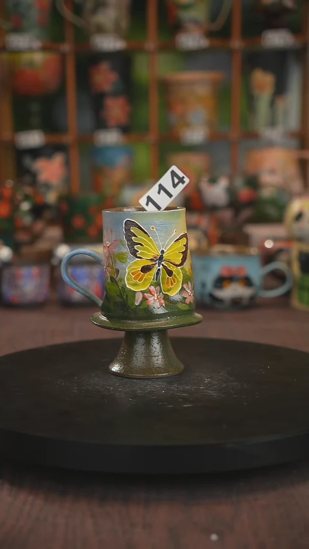 紫砂油画手绘釉下彩114