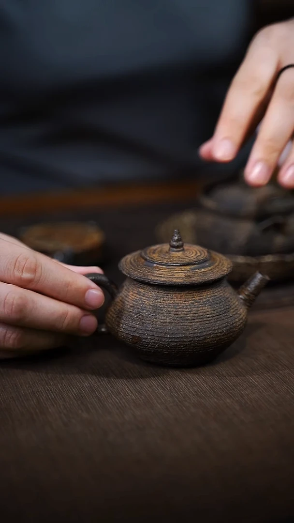 全手工制作  古南蛮后手壶