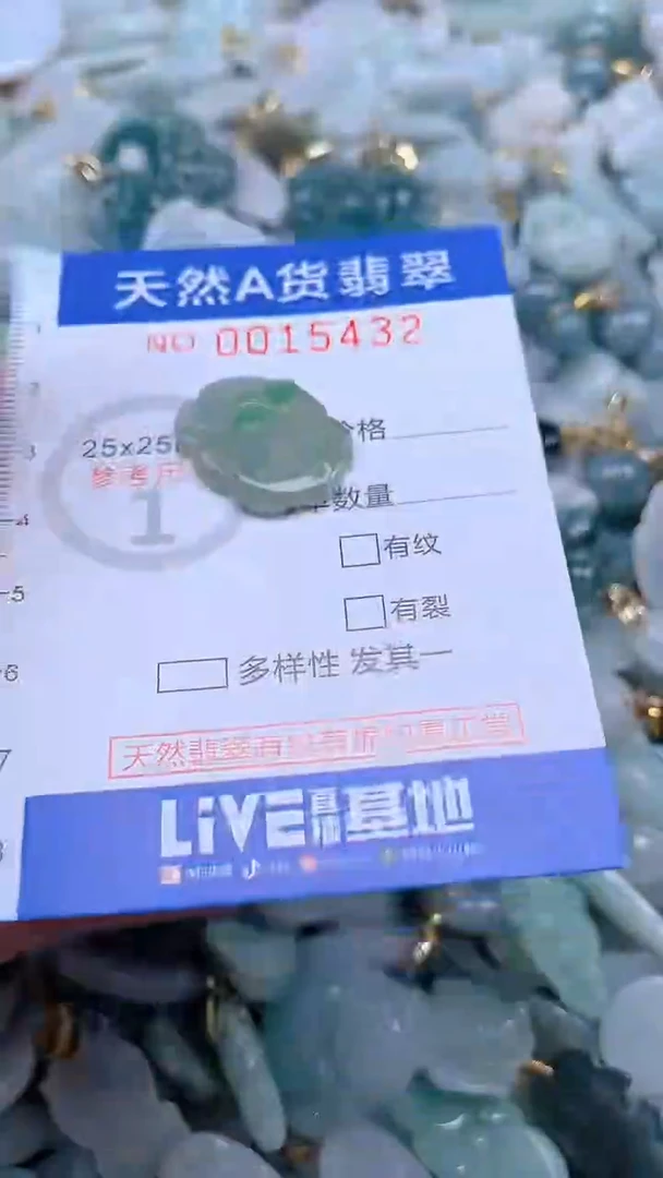 翡翠未镶嵌吊坠(不含链)1