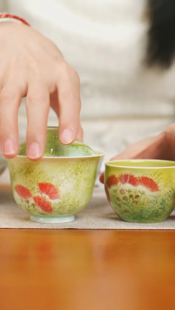 【闪购商品】景德镇正春堂合欢花套装