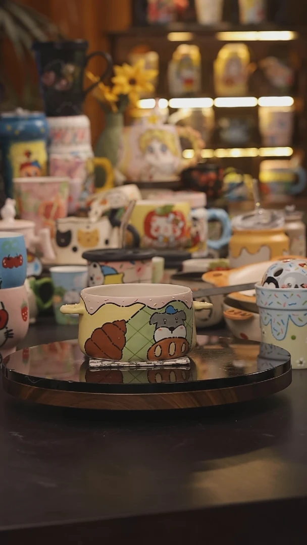 景德镇釉下彩绘设计师款式陶瓷