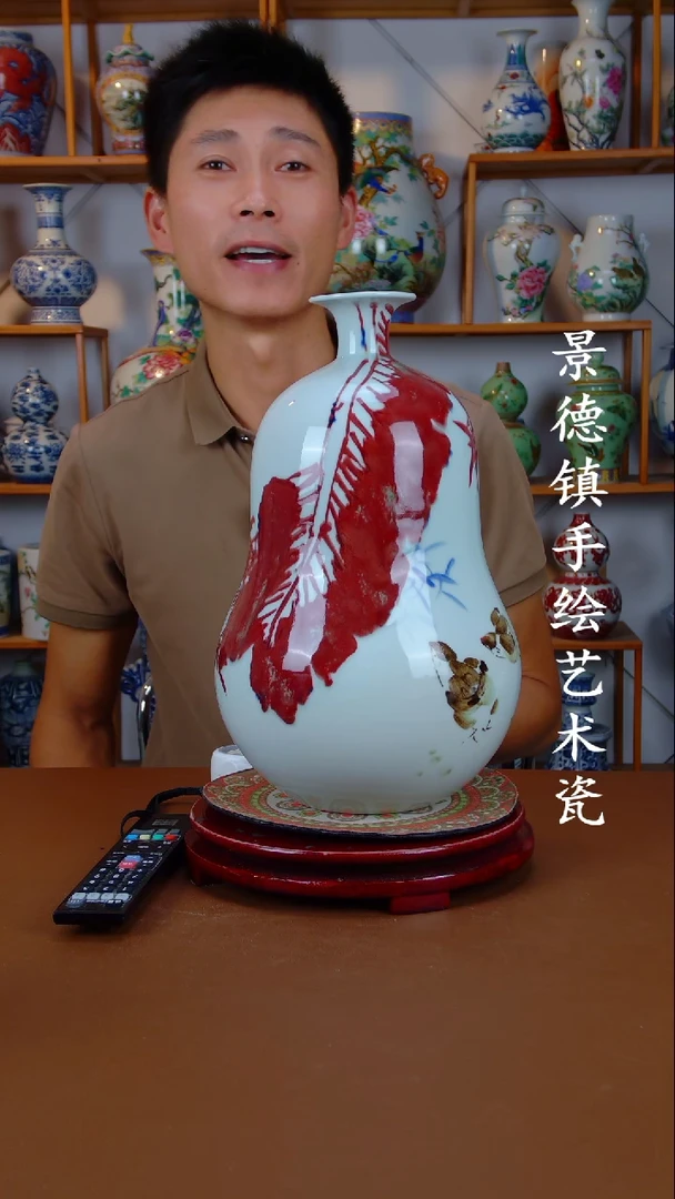 现代景德镇手工手绘陶瓷摆件26