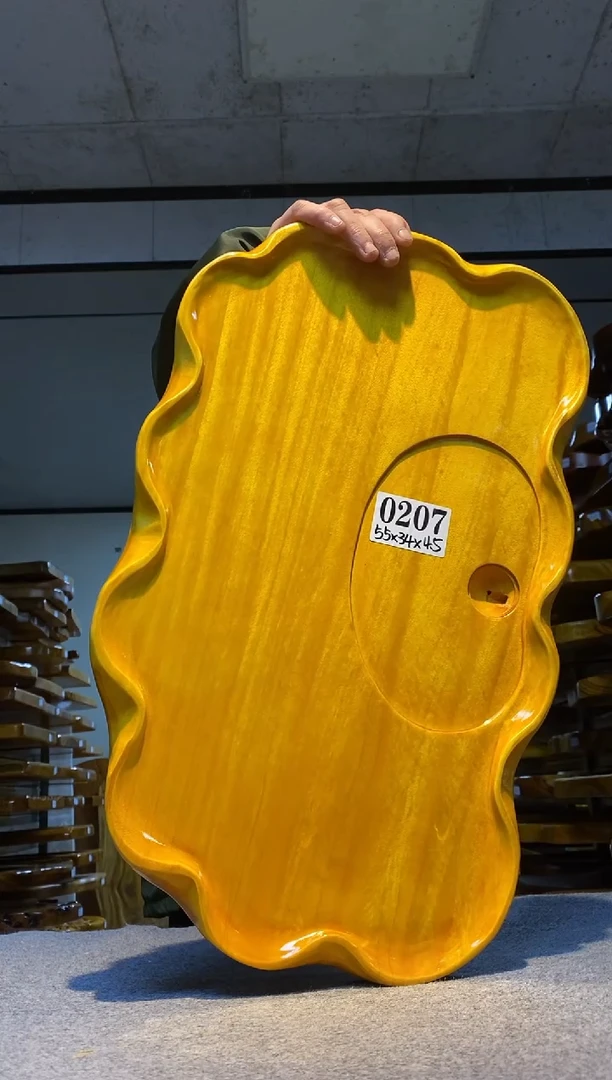 实木茶盘 一物一拍（不含配件）