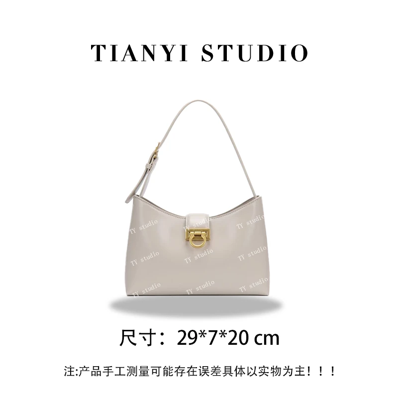 【TY】QYX-68988-沙色 轻奢高级韩版单肩潮流时尚简约女包