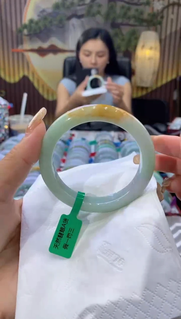 翡翠手镯未镶嵌多人04869
