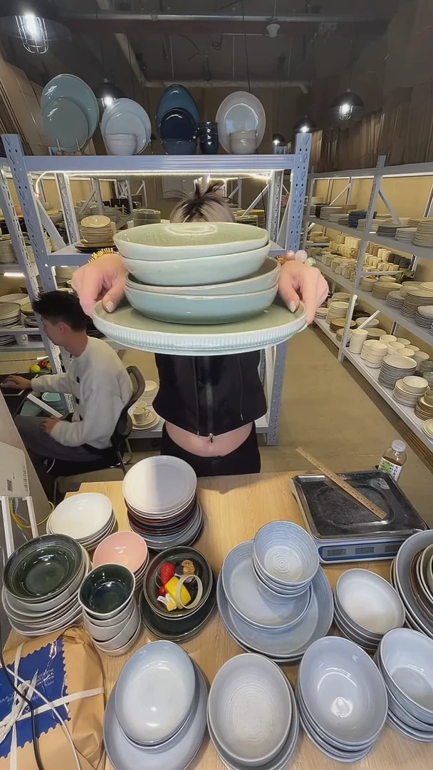瓷15高温釉下彩陶瓷餐具