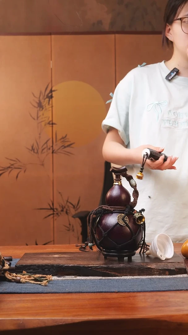 1864号精品大漆葫芦防腐防渗装水茶酒
