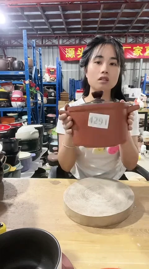 4291瑕疵2.5咖锅玻璃盖不圆色差