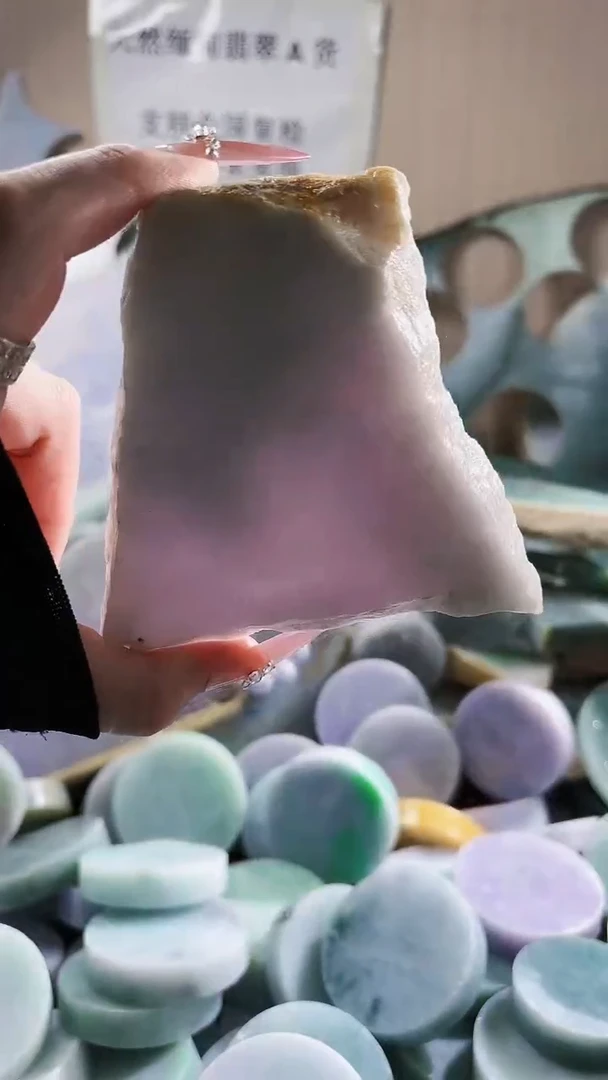 翡翠未镶嵌颈饰翡翠A货 江谭630