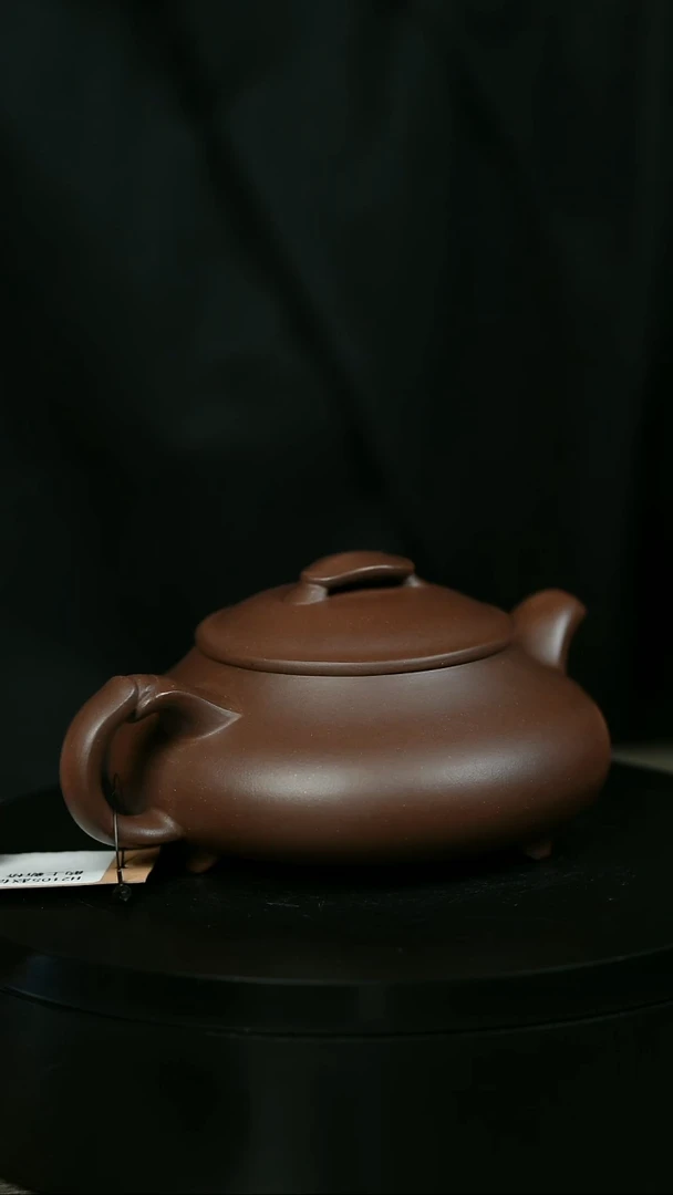 茶壶紫砂✨****?H2105赵信军光素扁韵上新桥