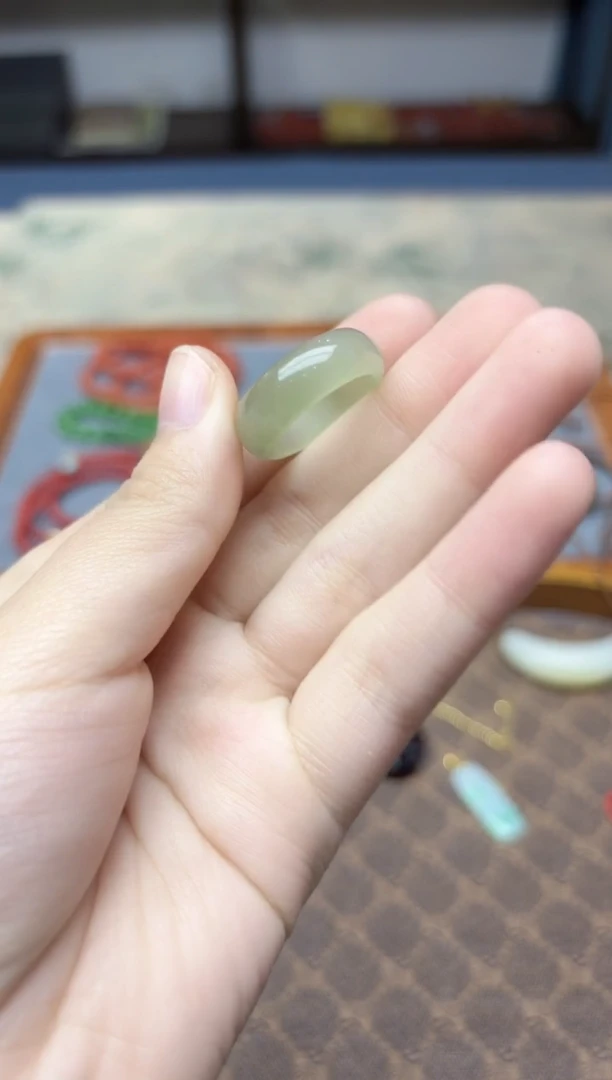 未镶嵌戒指和田玉和田玉指环13-14#ZD