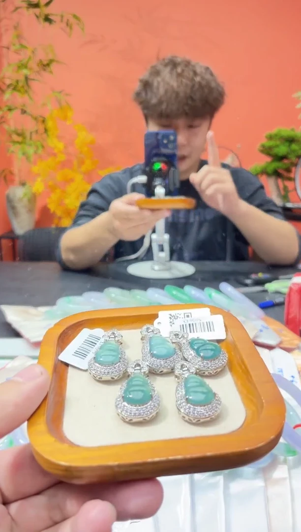 颈饰合金翡翠岭南有镯甄选/560643/多样性发一件