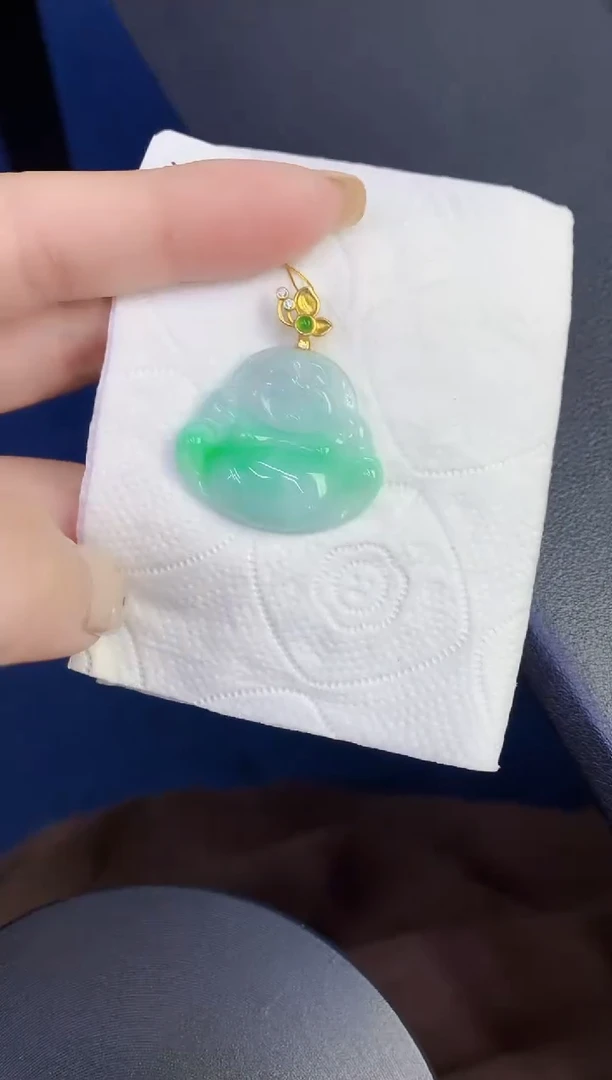 颈饰未镶嵌翡翠缅甸天然翡翠A货