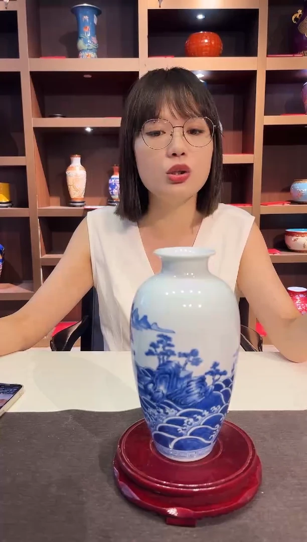 杯子景德镇陶瓷青花瓶