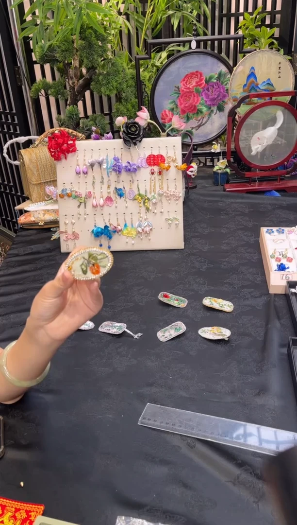 织绣简*点非遗手工苏绣饰品