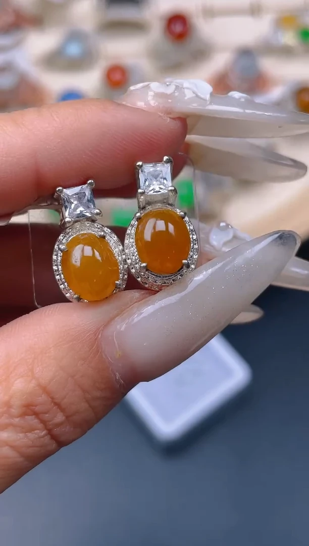 未镶嵌定制翡翠天然翡翠蛋面59