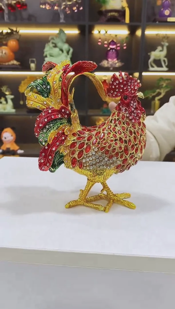 珐琅公鸡一个...