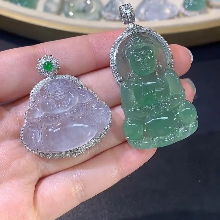 【彩虹盘】翡翠-18K金镶嵌-多样性发一件-SO12|CXQ21