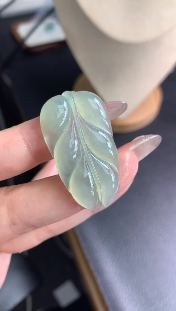 定制翡翠未镶嵌叶子