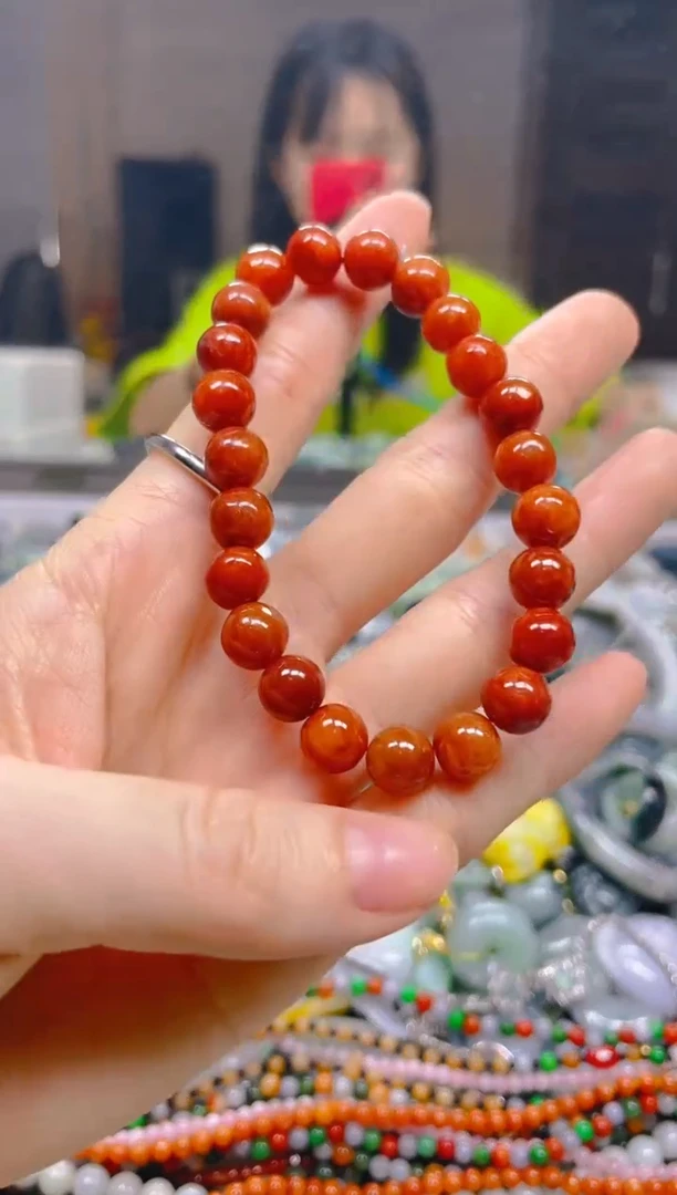 翡翠未镶嵌颈饰8MM/Z/翡翠A货一图一物