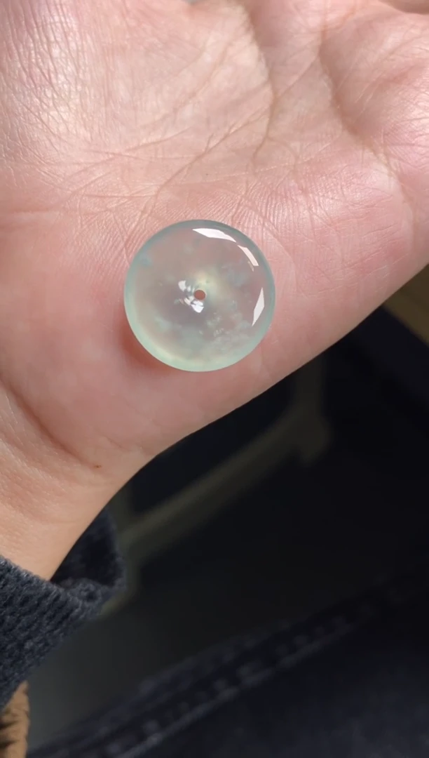 【闪购商品】翡翠颈饰未镶嵌翡翠冰晴平安扣