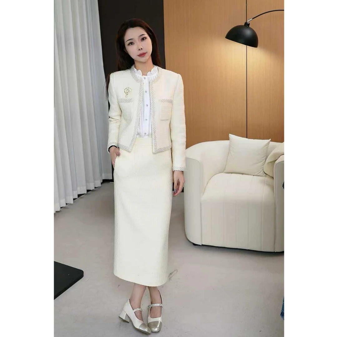 【iditto品牌-宝】小香风外套秋冬服饰英伦风女装保暖上衣TWDC306