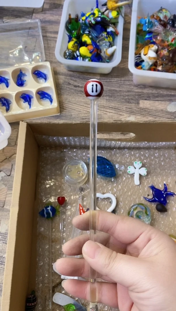 【闪购商品】琉璃手工艺品台球搅拌棒