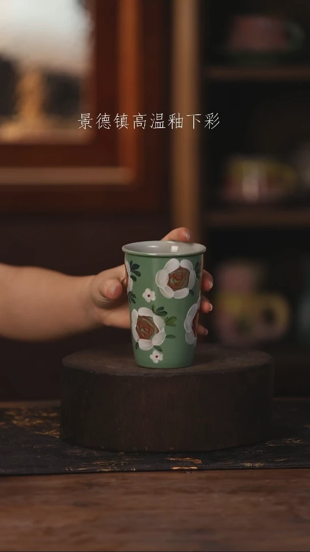 陶瓷景德镇高温釉下手绘陶瓷145
