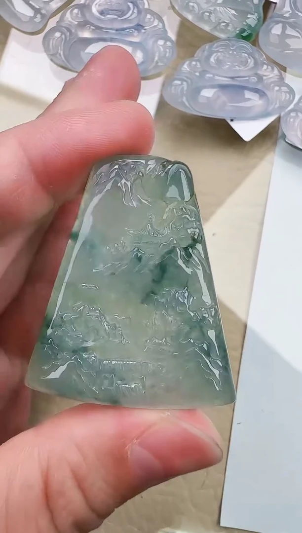 颈饰未镶嵌翡翠缅甸翡翠a货