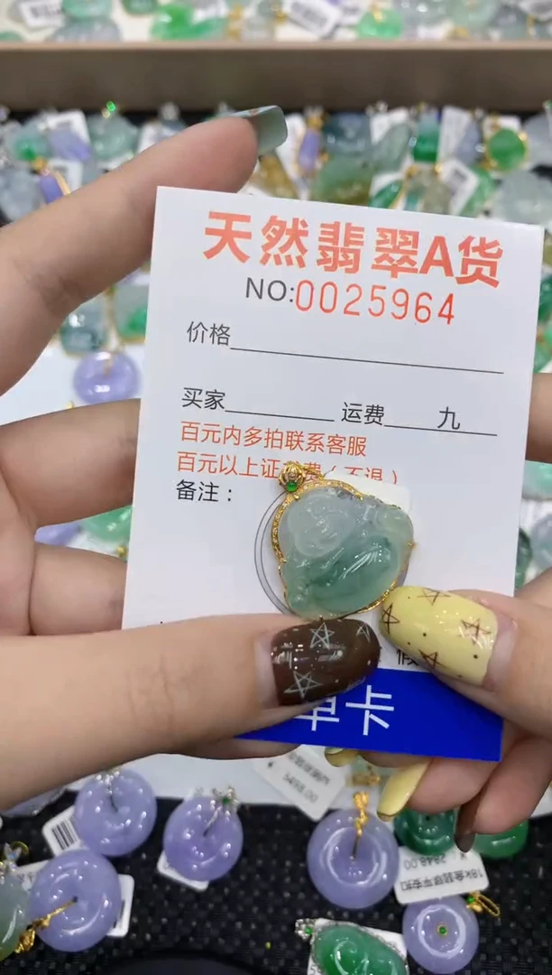 【闪购商品】翡翠颈饰18K金镶嵌11111111111
