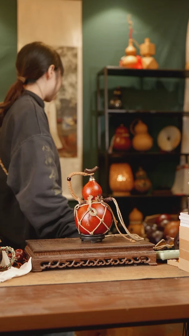 307号精品天然大漆酒葫芦一物一拍~