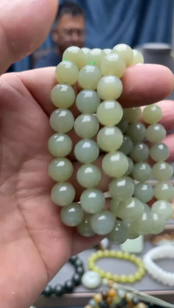 手串未镶嵌和田玉和田玉卡10