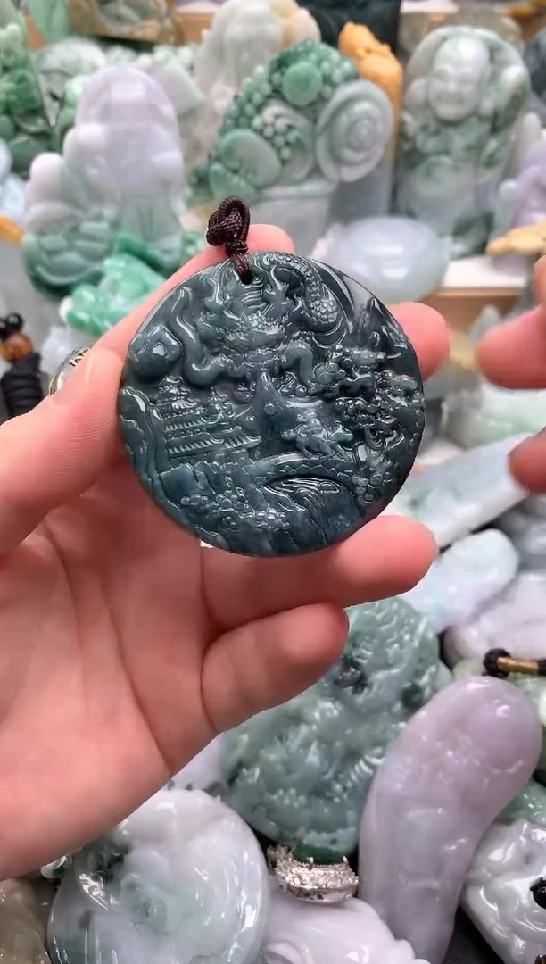 吊坠(不含链)未镶嵌翡翠1