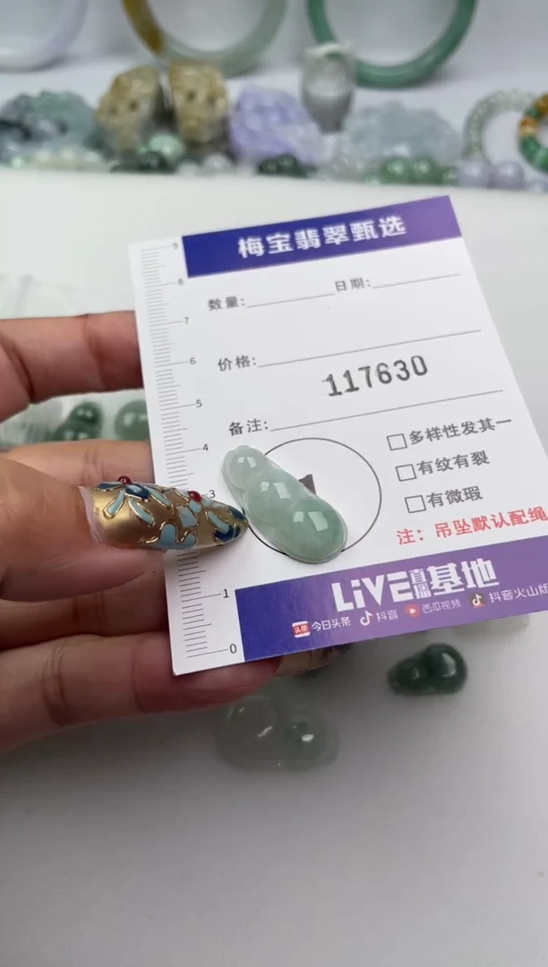 颈饰未镶嵌翡翠福利不退换，介意勿拍