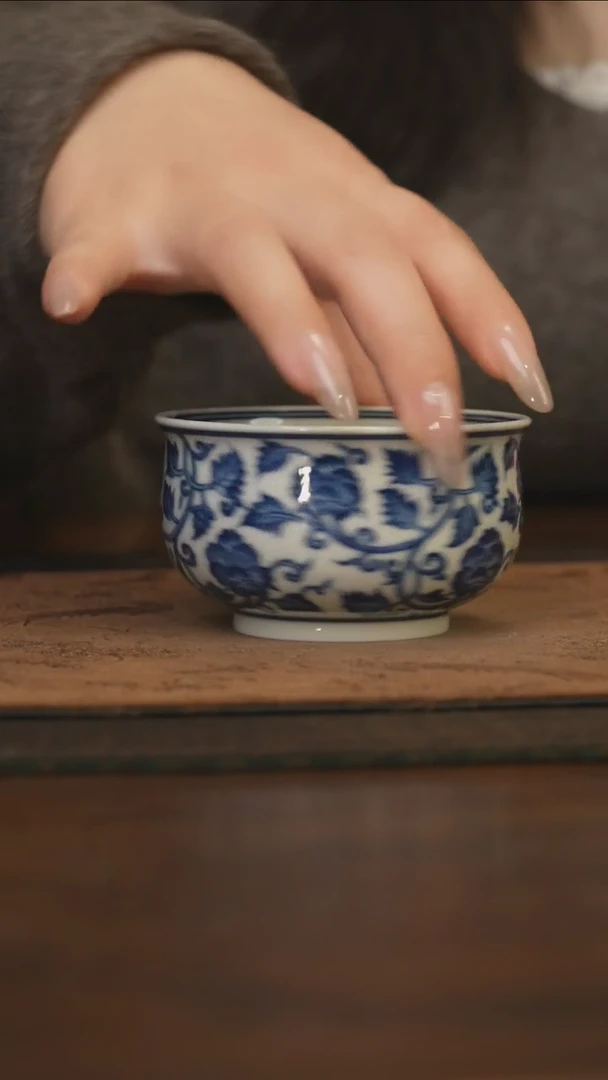 杯柴窑青花破价福利