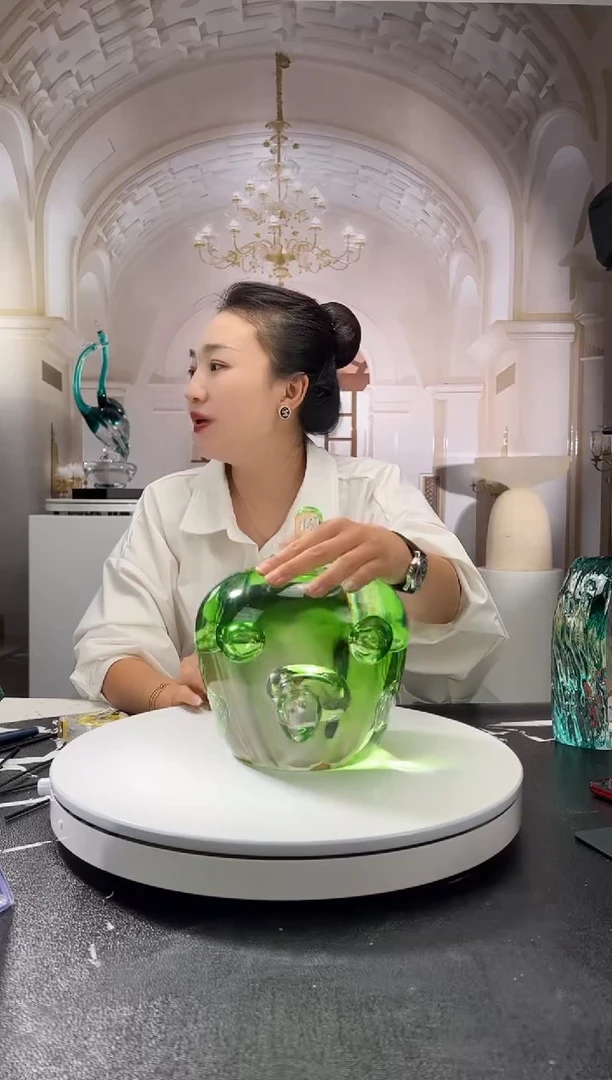 茶宠巴比特美学-绿色16CM苹果