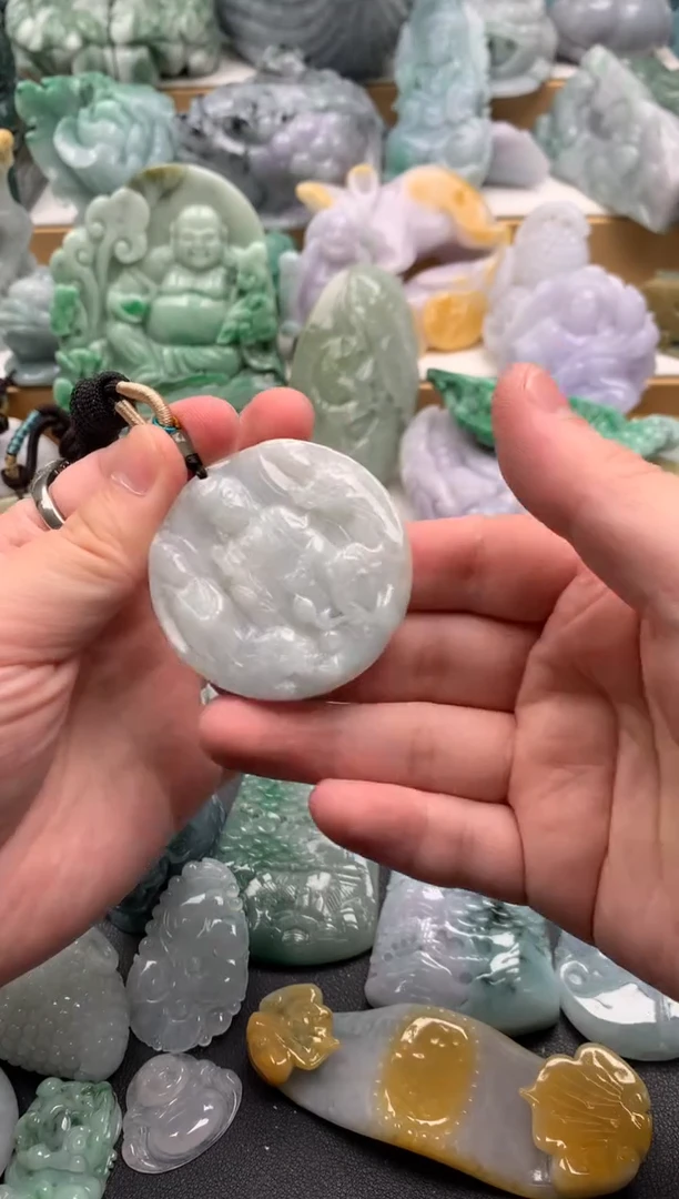 吊坠(不含链)未镶嵌翡翠1