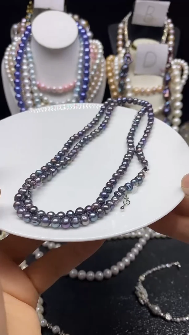 淡水珍珠未镶嵌颈饰多人