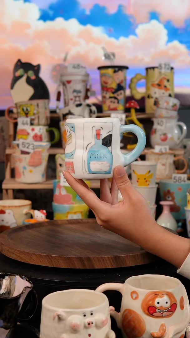 陶瓷双饮款景德镇手工陶瓷