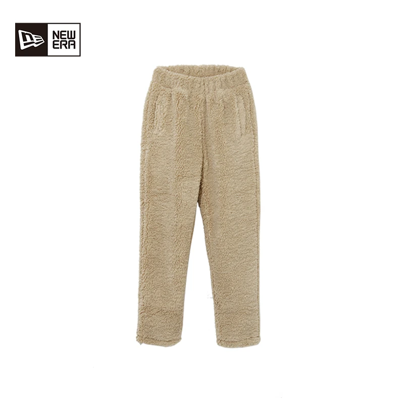 NEW ERA纽亦华摇粒绒羊羔毛长裤卫裤KNIT PANTS BOA BROWN