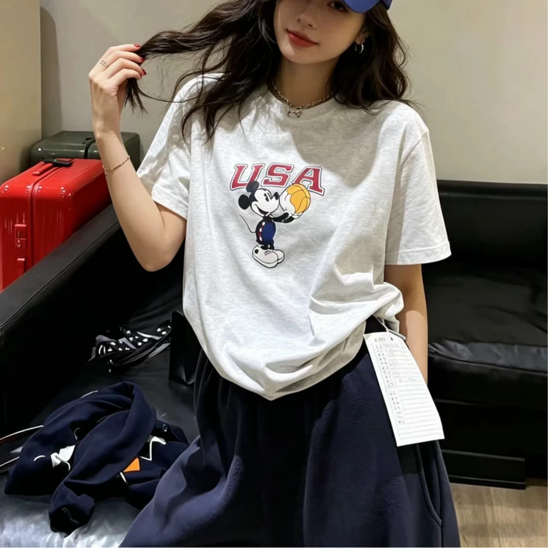 【TM-2649S-1266】USA米奇T恤短袖时尚休闲夏季印花圆领