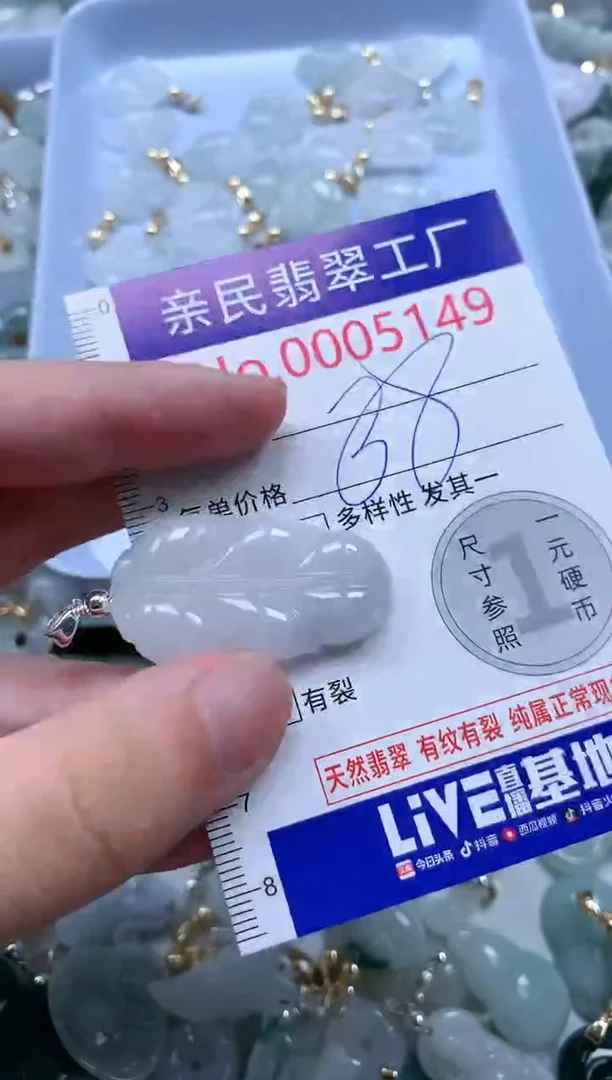 翡翠未镶嵌吊坠(不含链)5149